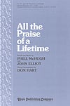 All the Praise of a Lifetime SATB choral sheet music cover